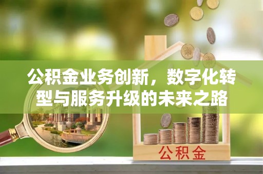 海晏公积金业务创新，数字化转型与服务升级的未来之路